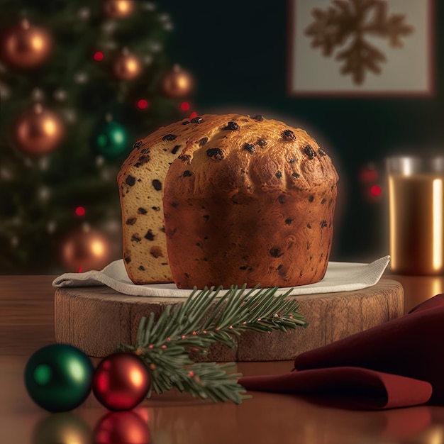 Il panettone è il dolce tradizionale italiano per Natale