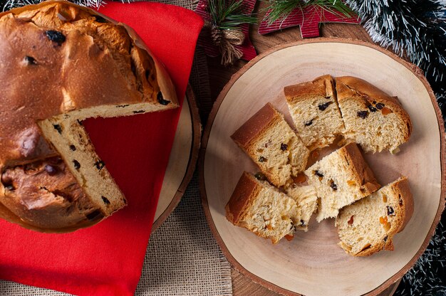 Il panettone servito a Natale