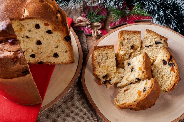 Il panettone servito a Natale