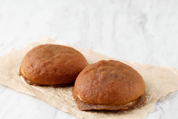 Il panino al caffè messicano è un panino dolce con topping al caffè