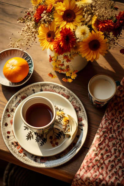 Il paradiso d'autunno di Nonna La casa accogliente della nonna capricciosa