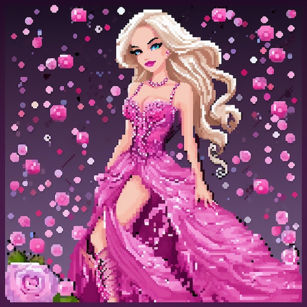 il patrono di pixel de barbie