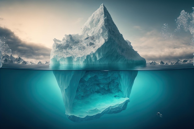 Il pericolo nascosto dell'iceberg e il riscaldamento globale