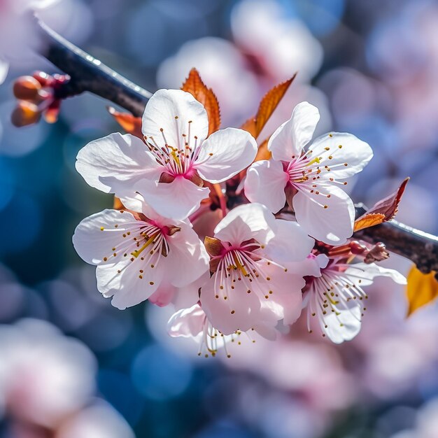 Il pero fiorisce in primavera