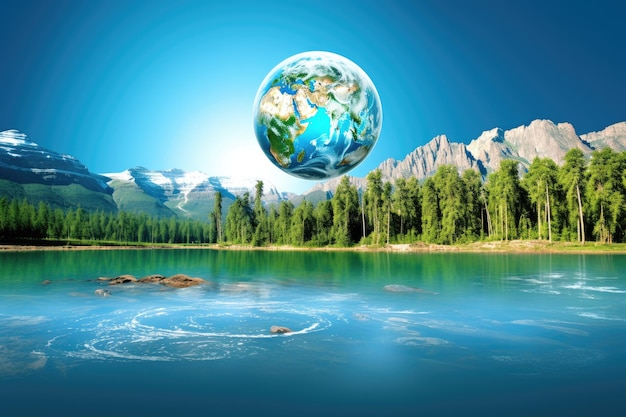 Il Pianeta Terra con le sue abbondanti risorse idriche