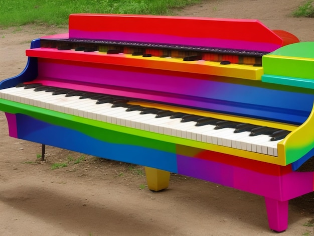 il pianoforte arcobaleno