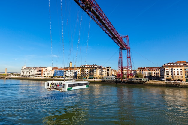 Il ponte sospeso di Bizkaia a Portugalete, Spagna