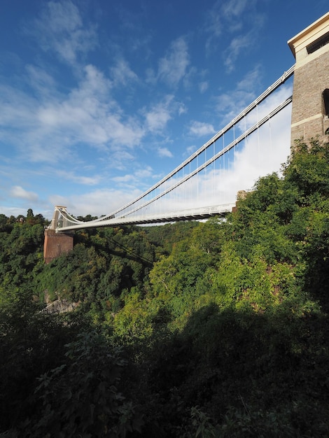 Il ponte sospeso di Clifton a Bristol