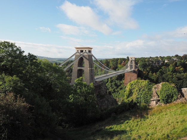 Il ponte sospeso di Clifton a Bristol