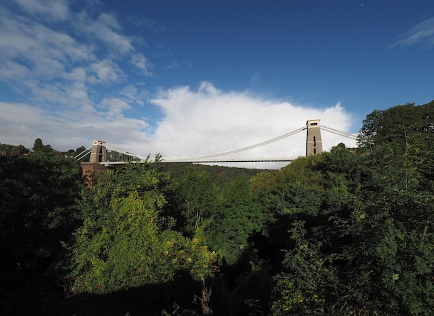 Il ponte sospeso di Clifton a Bristol