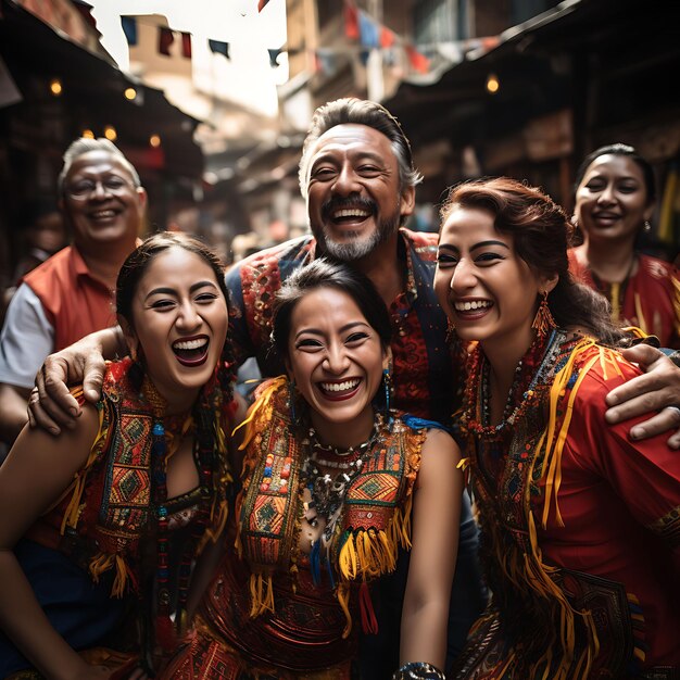 Il popolo colombiano celebra la sua vivace cultura e il suo orgoglio nazionale con le bandiere tradizionali