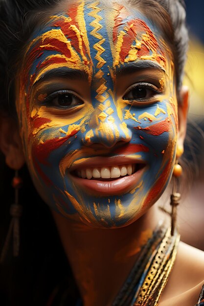 Il popolo colombiano celebra la sua vivace cultura e il suo orgoglio nazionale con le bandiere tradizionali