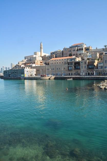 Il porto e la città vecchia di Jaffa a Tel Aviv