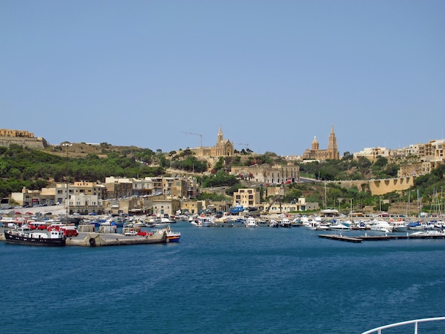 Il porto turistico nell'isola di Gozo a Malta