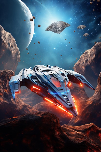 Il poster per l'evento raffigura una nave da guerra nello spazio in stile di sogni ipercolorati