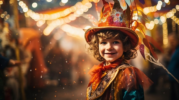 Il primo carnevale per bambini Un'entusiasmante avventura di preparazione dei costumi