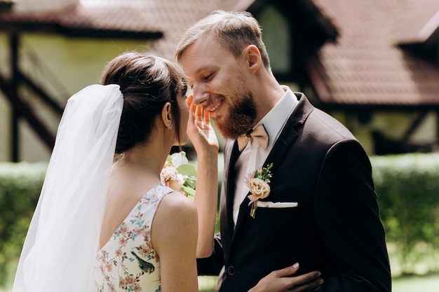 Il primo incontro degli sposi il giorno del matrimonio