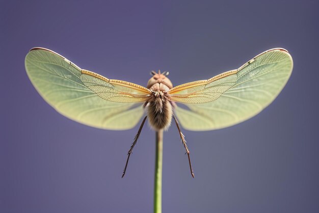 Il primo piano della libellula HD ha sparato l'illustrazione del fondo della carta da parati della foto della fauna selvatica