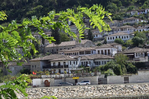 Il quartiere di gorice nel centro storico di berat