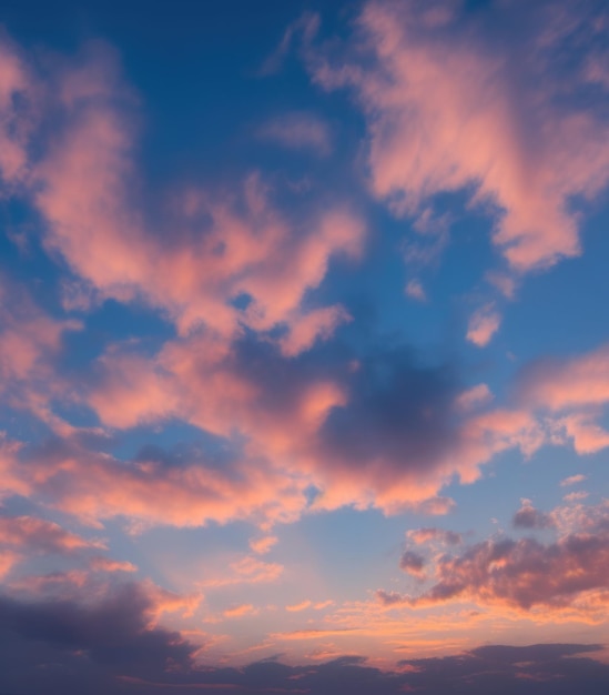 Il regalo d'addio del sole Un cielo dipinto di brillantezza Sostituzione del cielo Tecnologia di intelligenza artificiale generativa