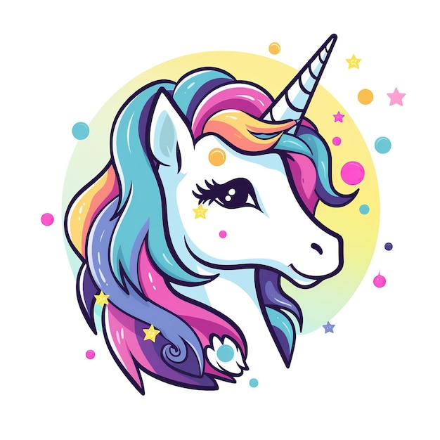 Il regno incantevole del nostro maestoso unicorno un simbolo di speranza magia e amore Generative Ai