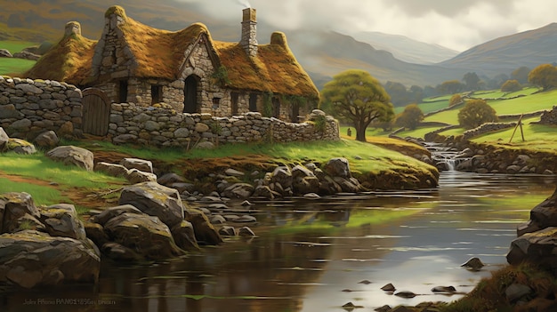 Il riflesso di un antico villaggio celtico