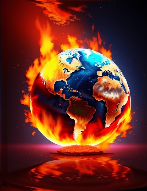 Il riscaldamento globale in fiamme