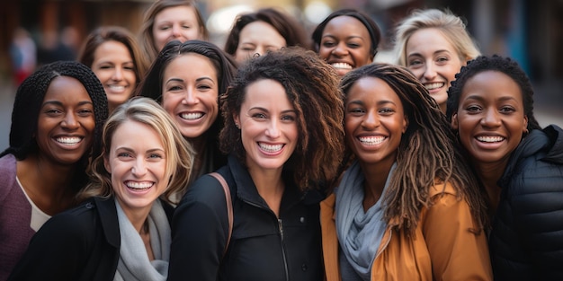 Il ritratto delle donne è il giorno della diversità, dell'equità, dell'inclusione nel settore dell'istruzione