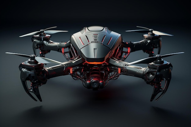 Il robot drone futuristico