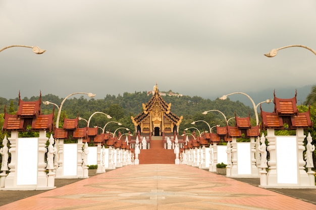 Il Royal Flora Ratchaphruek Park a Chiang Mai, Thailandia.