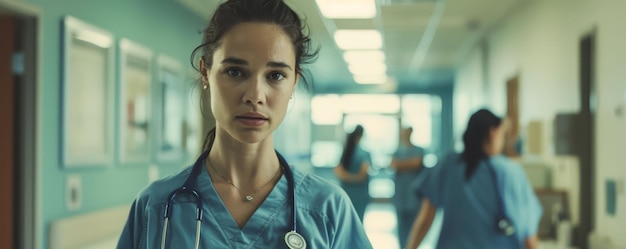 Il ruolo dell'infermiera in un dramma medico imita le storie d'arte tessute