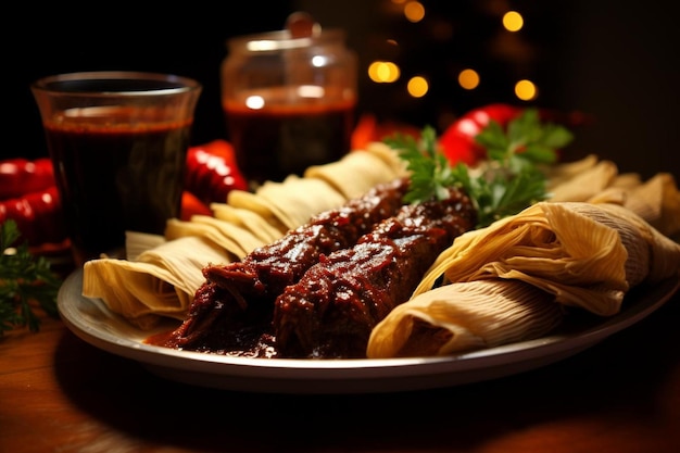 Il saporito Ancho Chile Beef Tamales