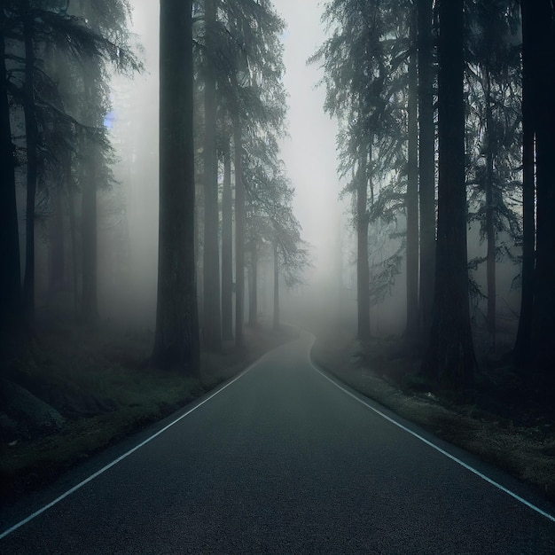Il sentiero attraverso la foresta oscura