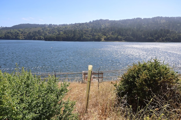 Il sentiero di Crystal Springs a San Mateo, in California.