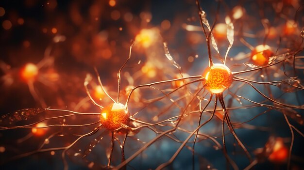 Il sistema neuronale nel cervello Generative Ai