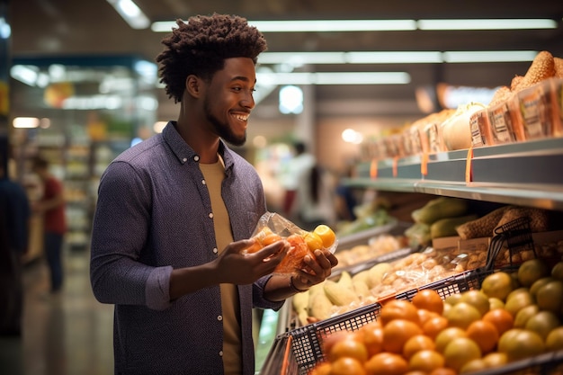 Il sorriso carismatico di un afroamericano nero