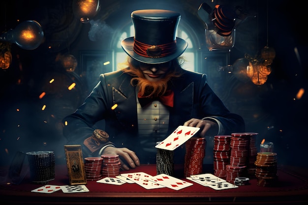 Il tema del poker del casinò Winning Hand
