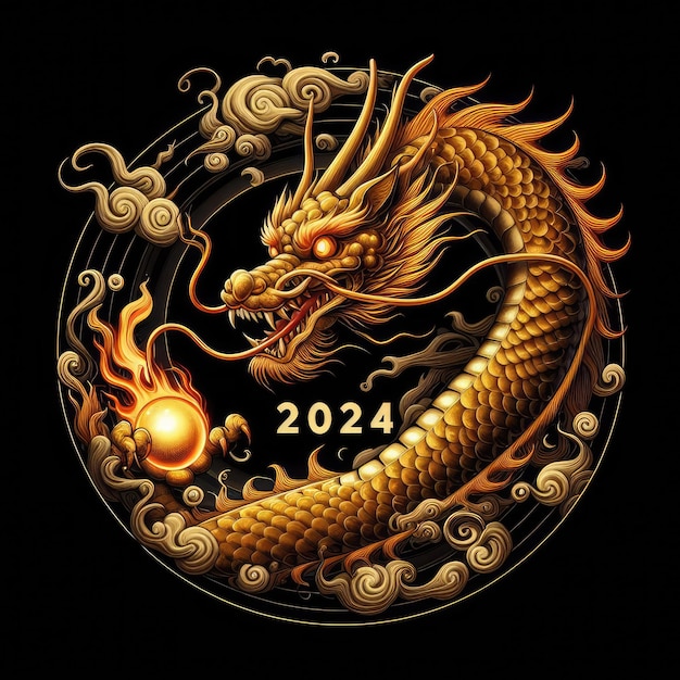 Il tema dell'anno del drago 2024 con l'IA generativa