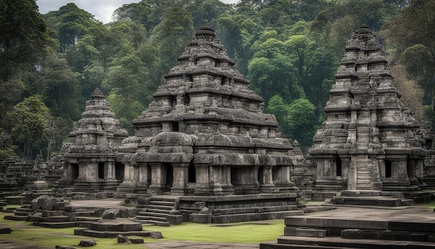 Il tempio di Candi Ijo è il tempio indù più alto situato a circa 18 chilometri a est di Yogyakarta