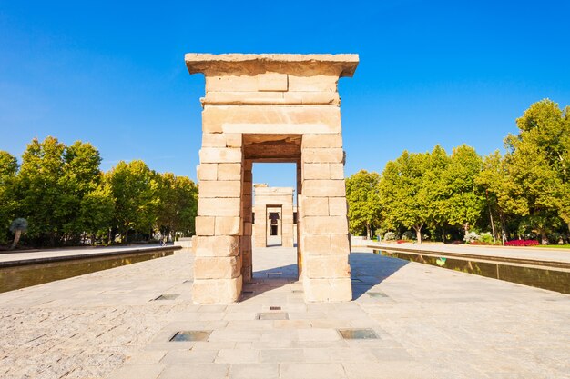 Il Tempio di Debod o Templo de Debod è un antico tempio egizio ricostruito a Madrid, in Spagna.