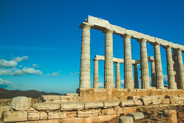 Il Tempio di Poseidone Capo Sounion Grecia