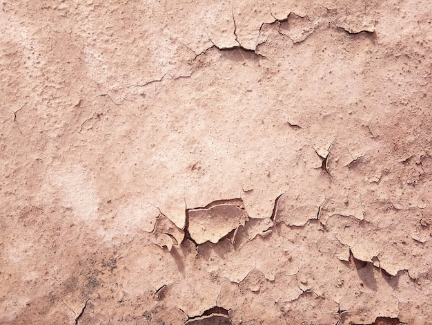 Il terreno presenta crepe nella vista dall'alto per lo sfondo