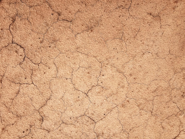 Il terreno presenta crepe nella vista dall'alto per lo sfondo