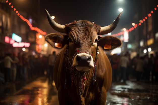 il toro è marrone