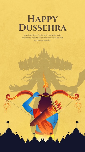 Il tradizionale saluto giallo di Happy Dussehra