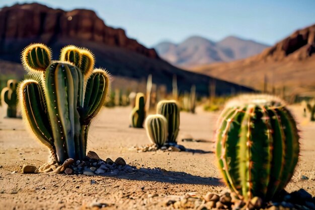 Il tramonto al Parco Nazionale di Saguaro, in Arizona