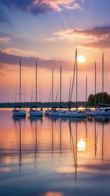 Il tramonto della barca a vela