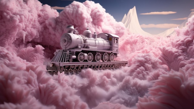 Il treno rosa del mondo di Barbie