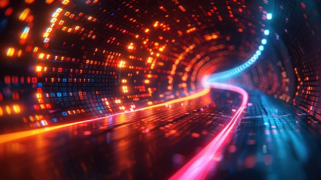 Il tunnel digitale della luce