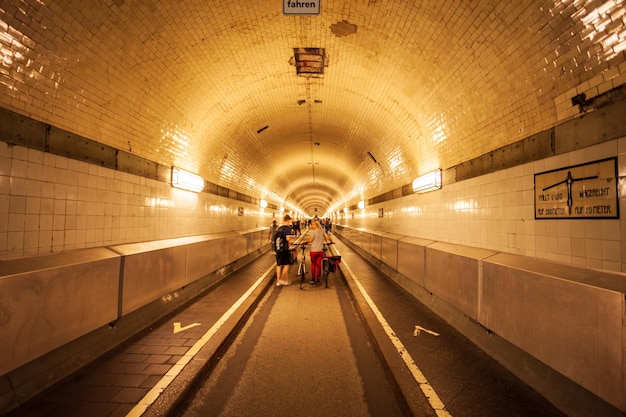 Il vecchio tunnel dell'Elba ad Amburgo